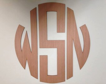 Wooden Monogram Wall Hanging wood monogram | etsy Wooden Monogram Wall Hanging wood monogram | etsy