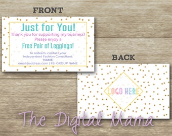 Free Leggings Coupon - Business Clothing Customer Coupon - Business Referral Coupon - LuLaRoe New Customer Coupon - Digital Download