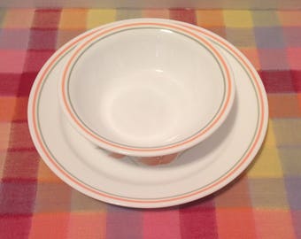 Corelle Peach Floral Dinner Plate Corelle Peach Floral Cereal Soup Bowl Corelle Peach Floral Replacement