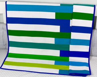 Baby Quilt, Handmade Baby Quilt, Modern Baby Quilt, Baby Gift, Newborn Gift, Holiday Baby Gift, Baby Shower Gift, Gift For Babies