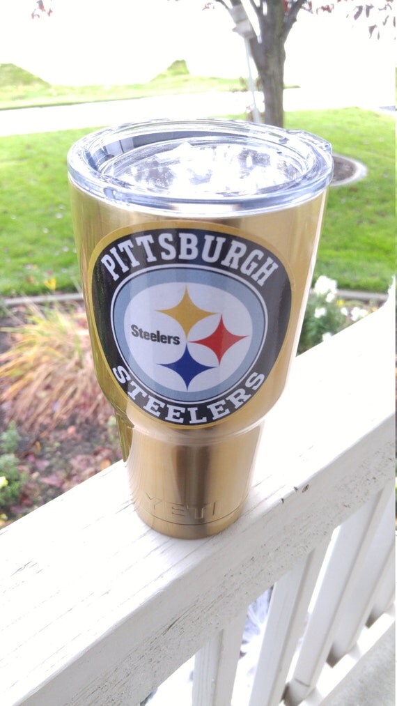 Limited Edition Pittsburgh Steelers 30oz Custom Gold YETI