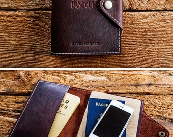 Huge SALE 50% OFF... Refillable Leather Snap Journal... Customize Notebook Compass Explore Dream Discover...Small only 24 dollars!