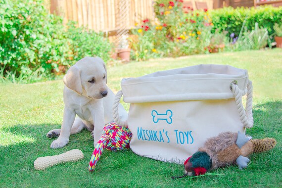 personalised dog toy baskets