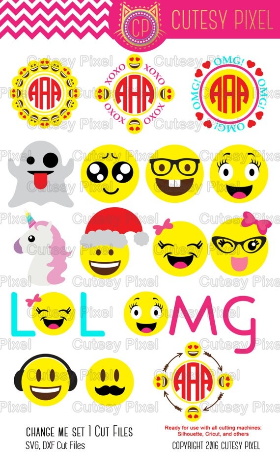 Download Emoji's Designs Svg cutting file unicorn svg cute emojis