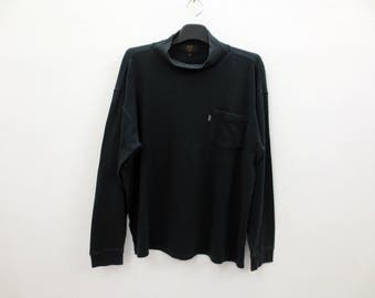 MCM Shirt Vintage MCM Legere Turtleneck Shirt MCM Long Sleeve Relaxed T Mens Size M