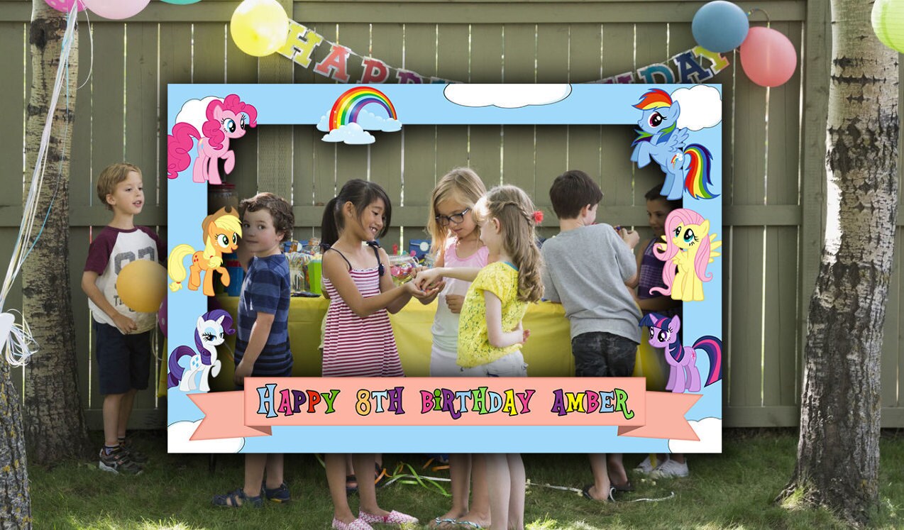 My Little Pony Photo Booth Props My Little Pony PArty Frames