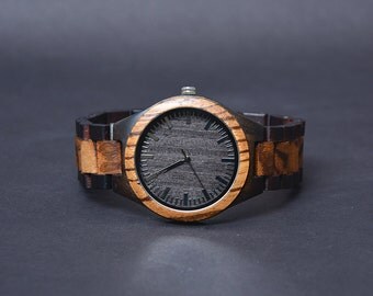 Wooden Watch Personalized Gift For Men ,Engraved Groomsmen Gift Personalized Boyfriend Gift ideas for husband Anniversary Gift