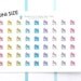 Happy MINI Day Off Reminder Tracker Cute Kawaii Planner Stickers Erin Condren Mambi Kate Spade A5 A6 Personal Funny Work Holiday Vacation