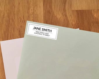 Simple Personalized Return Address Labels