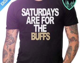 Official University of Colorado Shirt, Colorado Buffs Shirt, Saturdays are for the Buffs, Colorado Buffalo, University of Colorado Boulder
