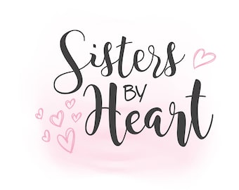 Sisters by heart | Etsy