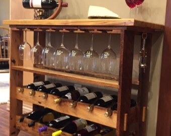 Native Timber Wine Rack, Wine Rack, Wine Storage, Wine Table, Wine Server, Wine Buffet