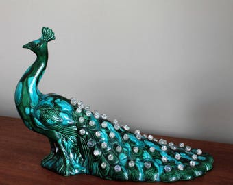 Holland Mold Peacock Lamp