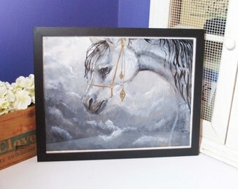 Arabian Horse original acrylic painting