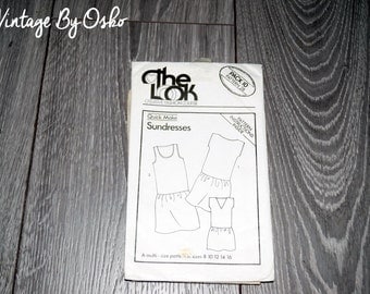 The Look Creative,Fashion Course Pack 10 Pattern 28, SUNDRESSES, Size 8-16