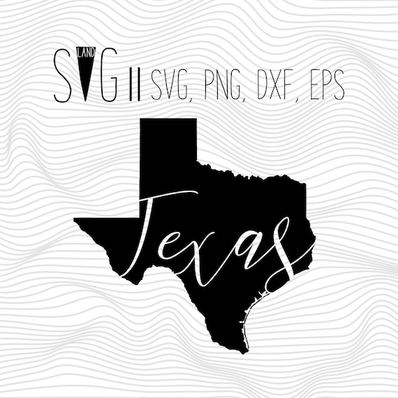 Texas Svg, State Svg, Font Svg Files For Silhouette For Cricut, SVG EPS ...