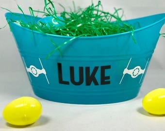 Personalized Easter Basket, Easter Bucket, Name