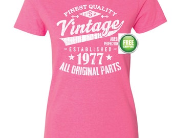 40th Birthday Shirt 40 and Fabulous Shirt 40th Birthday Gifts for Women Ideas Forty and Fabulous (Free Shipping)
