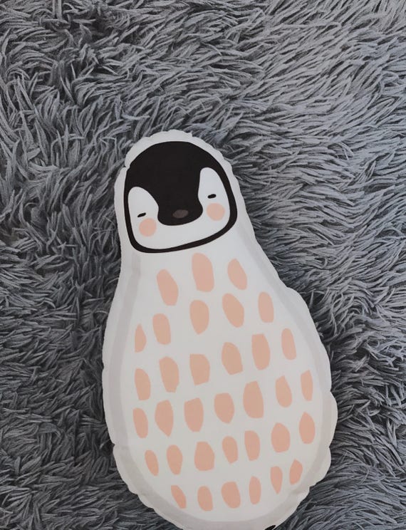 penguin shaped cushion