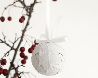 Christmas tree ornaments - Natural Christmas decoration - Christmas balls ornaments set of 3 - Christmas ornaments - Home decor gift