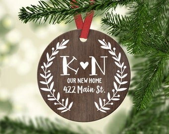Housewarming Gift Personalized Christmas Ornament New Home Ornament New Home Christmas Ornament New Home Gift Christmas Gift Ornaments