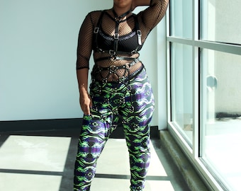 Kaleidoscope Crab Leggings