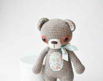 PATTERN - Treasure the Teddy - crochet pattern, amigurumi pattern, pdf