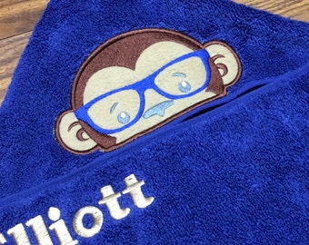 Eye Glasses Add On - Add Glasses to a Crafting4Caleb Item, Hooded Towel, Pillow, Bib, Bath Towel, Beach Towel, Towel Bib, Baby Shower Gift