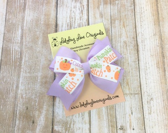 Pumpkin Hair Bow - Hair Bows for Girls - First Halloween Hair Bow - Cutest Pumpkin in the Patch - Pumpkin Patch Bow - Girls Hair Bow