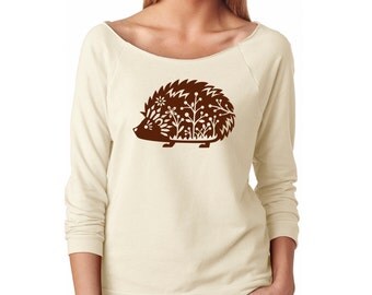 Ruffle sleeve animal forest print two-piece set main image 0