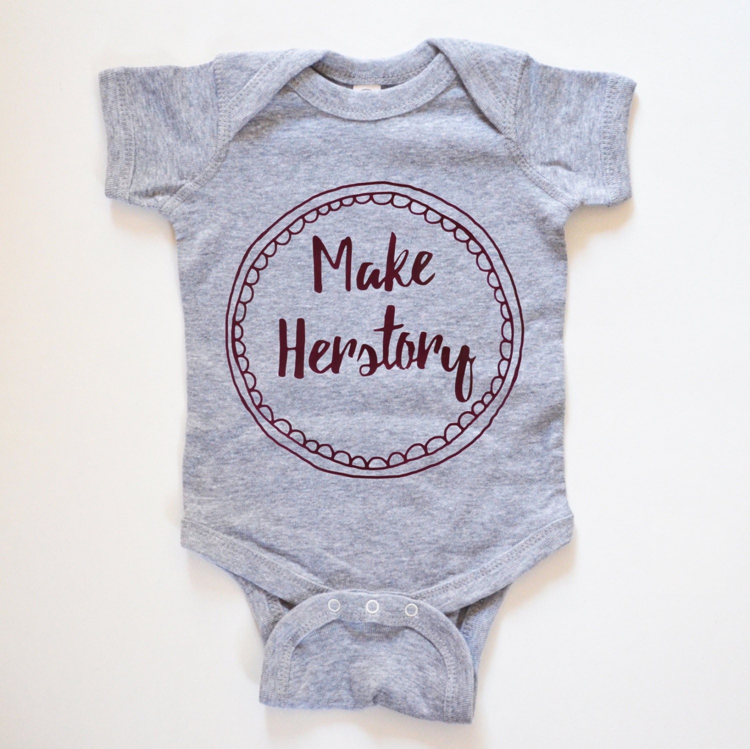 Feminist Baby Make Herstory CUSTOM Feminist Onesie and