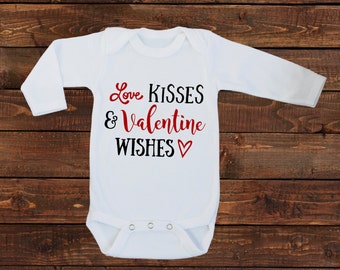 Valentine's Day baby bodysuit - Baby Shirt Valentine's