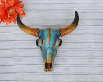 Bull Skull Wall Decor cow skull decor | etsy Bull Skull Wall Decor cow skull decor | etsy