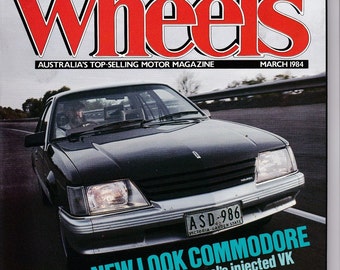 Birthday Gift Idea March 1984 Wheels Magazine Anniversary Gift for Him Boyfriend Gift for Man Car Decor Car Gifts Husband Gift Australia