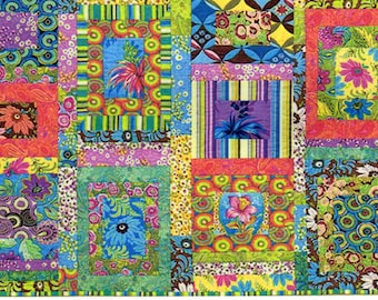 Amy Butler Ginger Bliss Quilt Kit, 28 Fat Quarters, 3 Yards of Backing Fabric, Free Spirit Fabric, Fabric Destash