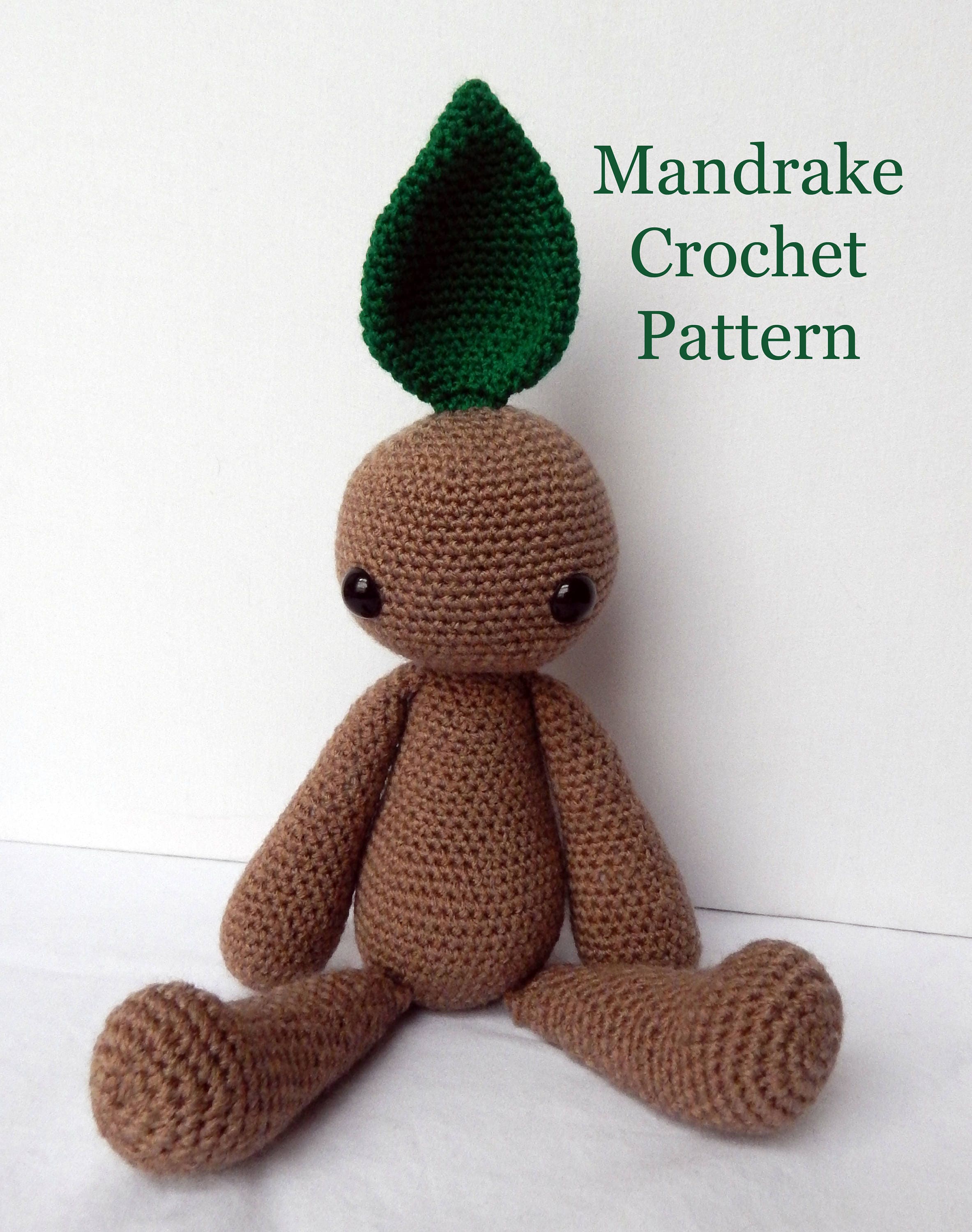 PATTERN Mandrake // Mandragora Crochet Amigurumi Pattern from