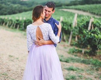 Lilac bridesmaid dress – Etsy