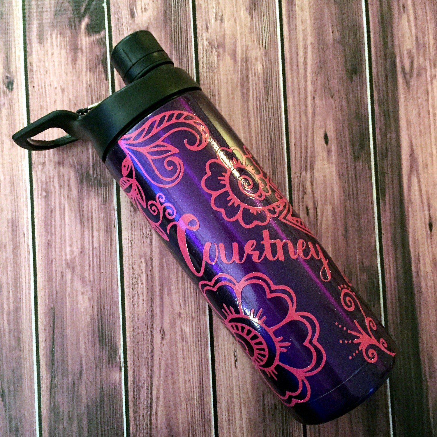 Boho Henna Inspired Water Bottle Henna YETI Henna RTIC