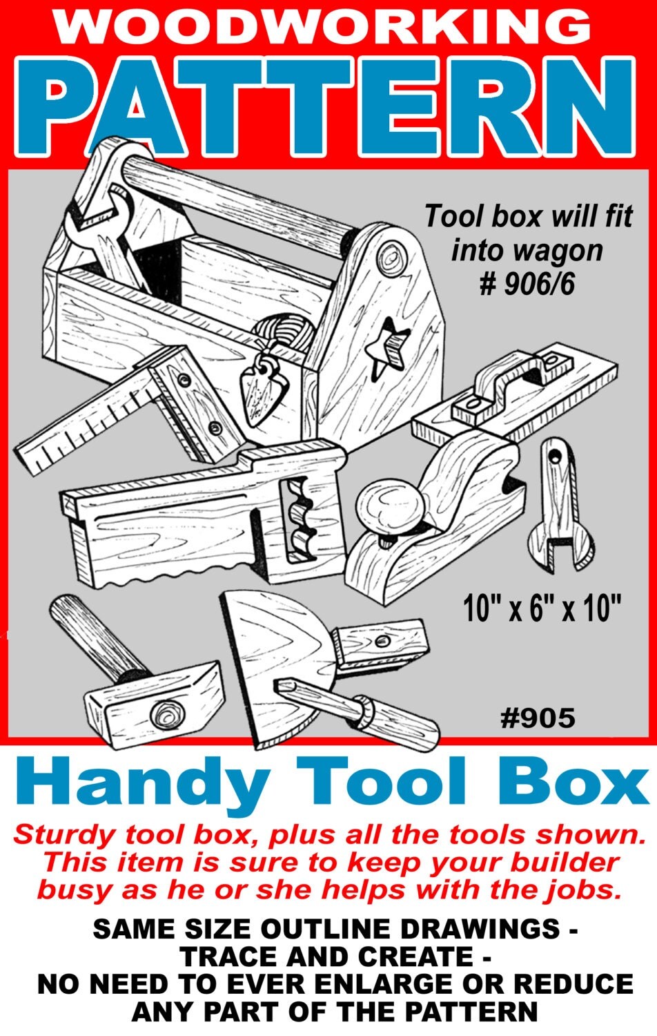 Handy Tool Box #905 - Woodworking / Craft Pattern. from ...