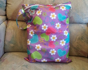 Single-Pocket Wet Bag, Waterproof, 12x16 inches, Travel Shoes Bag, Laundry Bag, Sport Wet Bag, Baby Diaper Bag