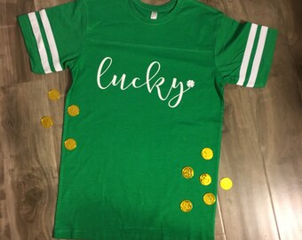 Cursive Lucky Shirt ***FREE SHIPPING***