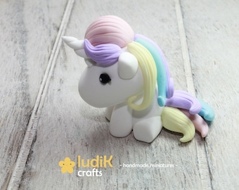 Chibi Unicorn (Polymer Clay - FIMO)