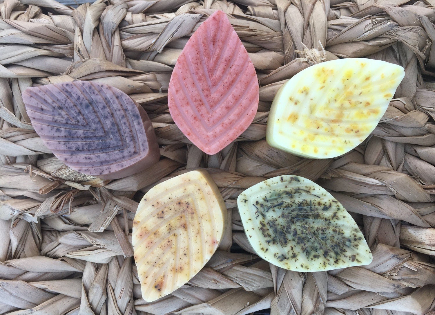 Small Leaf Shaped Soaps Quantity of 12 Soap Favors Leaf