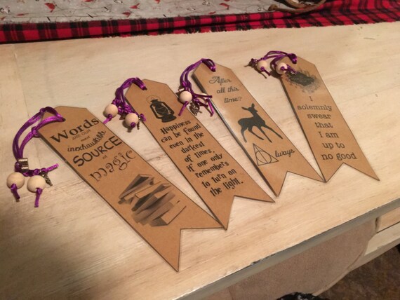 harry potter printable bookmarks