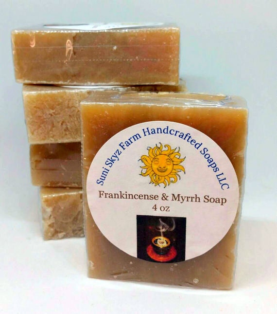 Frankincense and Myrrh Soap Frankincense Soap Myrrh Soap