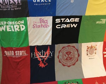 Fathers Day Gift - Fathers Day - Fathers Day Gift From Wife - Dad Gifts - Gift For Husband - First Fathers Day Gift - TShirt Memory Quilt
