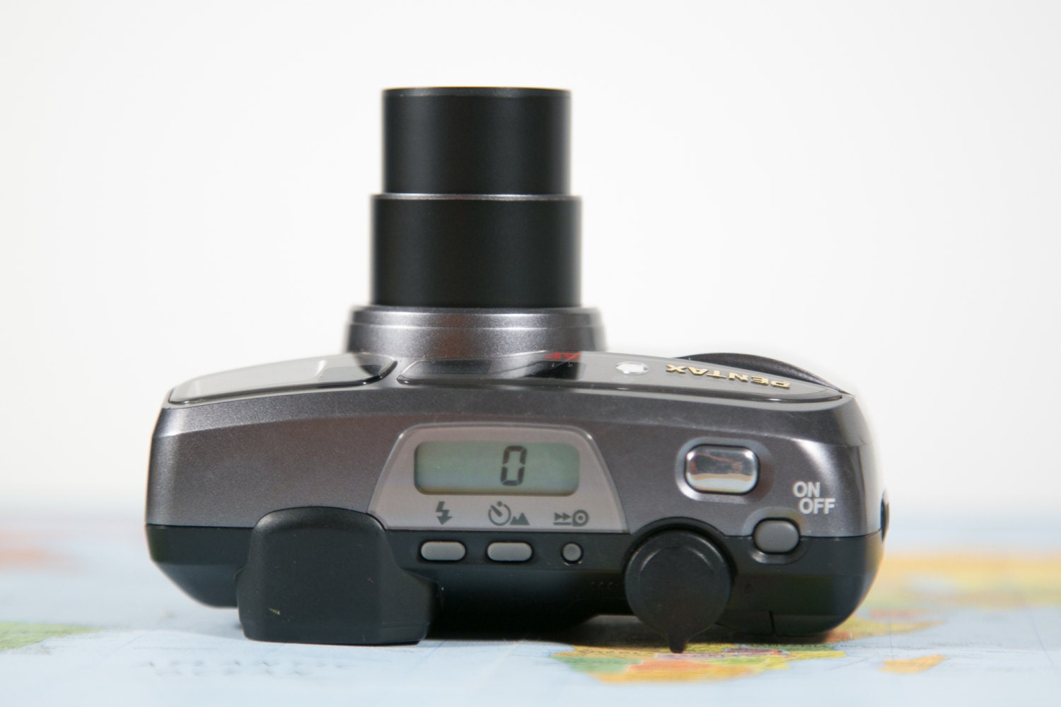 Pentax IQ Zoom EZY-80 35mm Camera #PS95 from TheRustyTortoise on Etsy