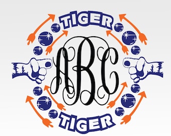 Tigers Paw Print,Tigers Paw,Tigers SVG, DXF, png, jpg digital cut file for Silhouette or Cricut