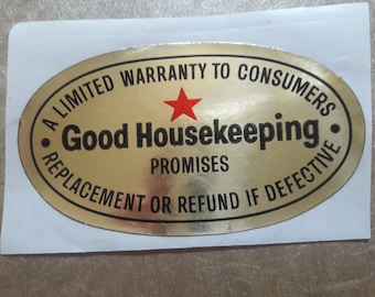 The Good Housekeeping Seal of Approval,- Sticker