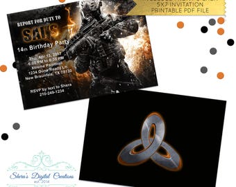 Report for Duty - Invitation - Facebook Event Cover - Snap Chat Filter - Banner - DIGITAL FILES ONLY